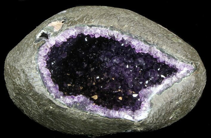 Deep Purple Amethyst Geode - Top Quality #36470